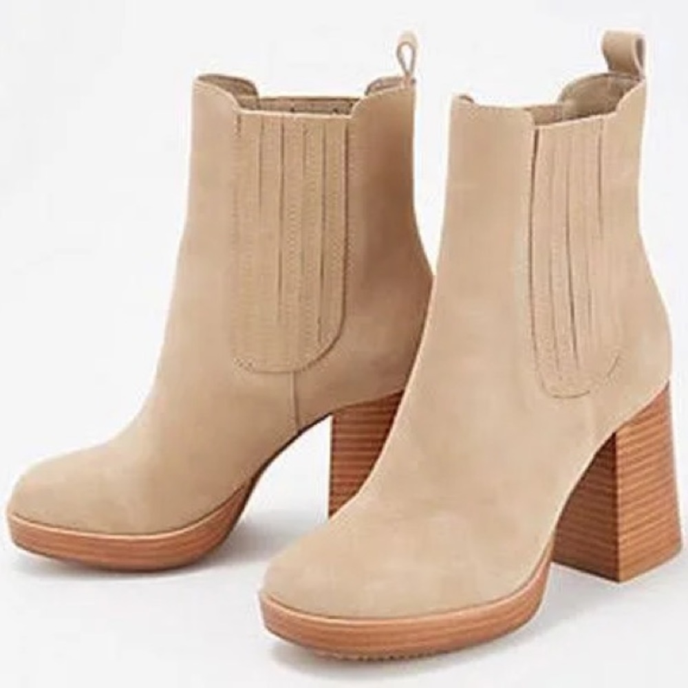 New Kelsi Dagger Brooklyn Racer Platform Bootie 6.5 Suede